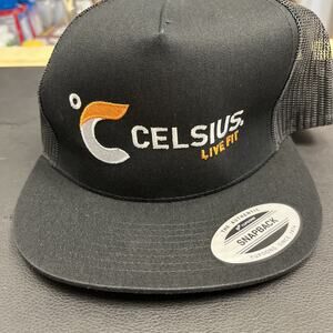 Celsius Energy Live Fit Mesh Snapback Hat Cap